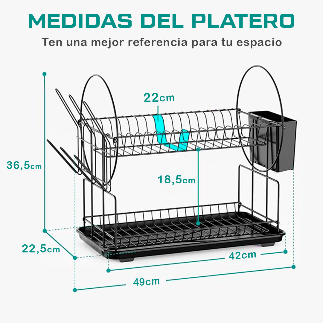 Platera Económica 2 niveles