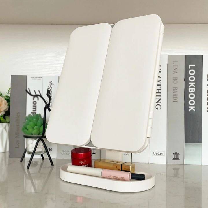 Espejo Con Luz De Aumento Maquillaje Led