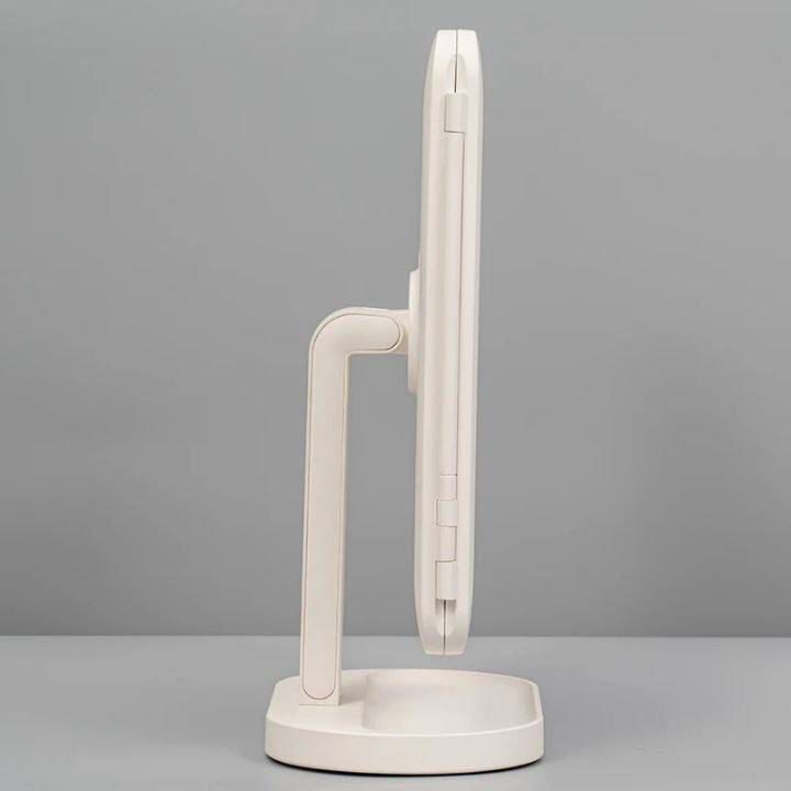 Espejo Con Luz De Aumento Maquillaje Led